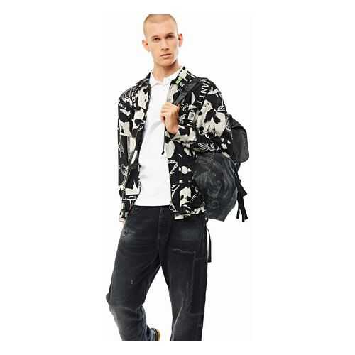 Рубашка мужская DIESEL 00SEBU 0DAZM 9XX черная S