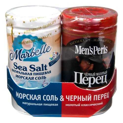 Набор соль морская и перец черный по вкусу 115 г