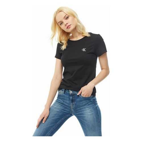 Футболка женская Calvin Klein Jeans J20J212883.BAE0 черная XS