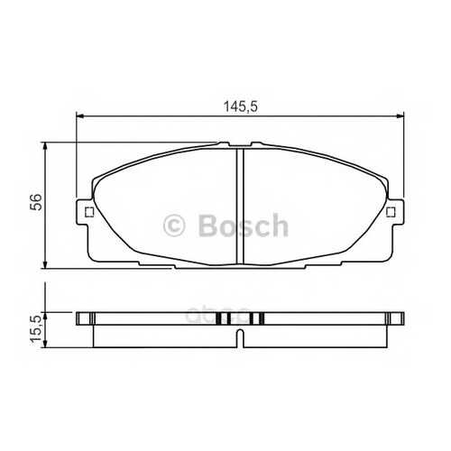 Тормозные колодки дисковые Bosch 0986495152