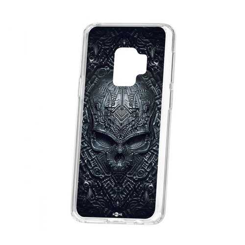 Чехол Kruche Samsung Galaxy S9 Print Череп техно