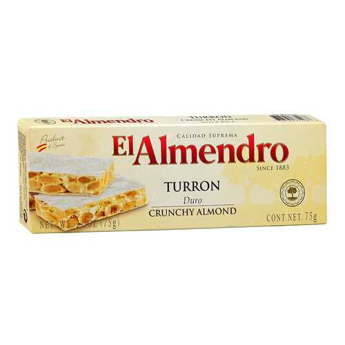 Туррон El Almendro миндальный хрустящий 75 г