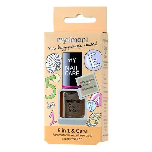 Средство для ухода за ногтями LIMONI MyLIMONI 5 in 1 & Care 6 мл