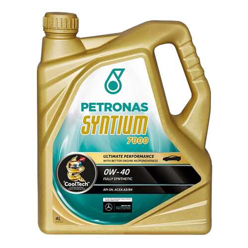 Моторное масло Petronas Syntium 7000 0W-40 4л