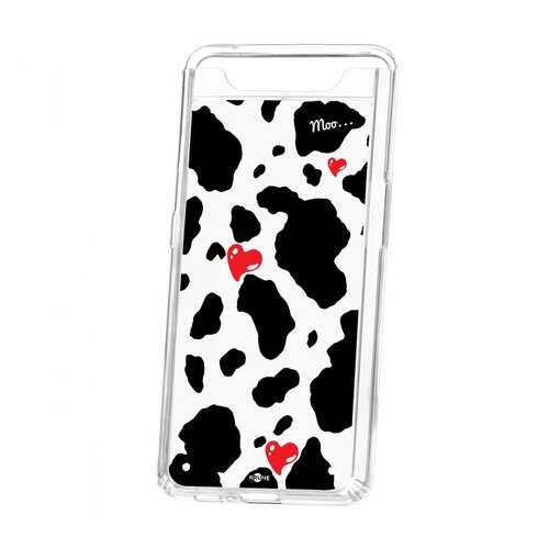 Чехол Kruche Samsung Galaxy A80 Print Корова