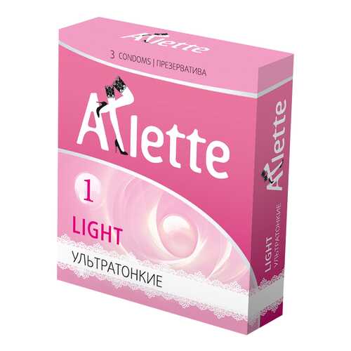 Ультратонкие презервативы Arlette Light 3 шт.