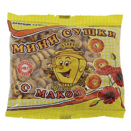 Сушка мини Невская сушка с маком 200 г
