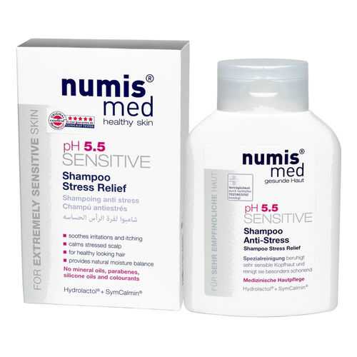 Шампунь Стресс релиф Numis med СЕНСИТИВ рН 5,5, 200 мл
