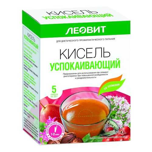 Кисель Леовит успокаивающий 5 пакетиков по 20 г