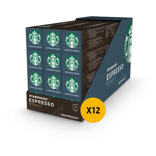 Nespresso STARBUCKS Espresso Roast 12 штук по 57г