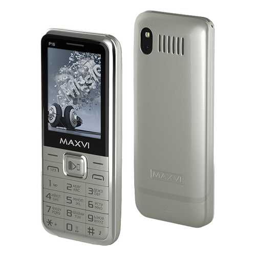 Мобильный телефон Maxvi P16 Silver