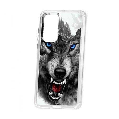 Чехол Huawei P40 Kruche Print Волк