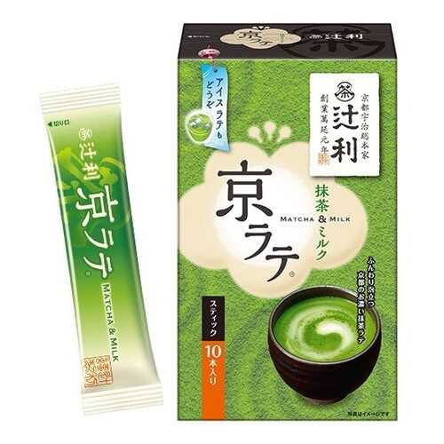 Чай матча Tsujiri латте в стиках 10 штук 140 г
