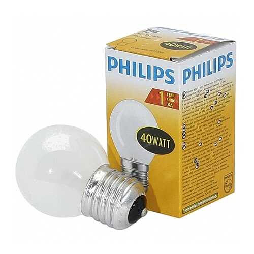 Лампа накаливания PHILIPS A55 40W E27 FR