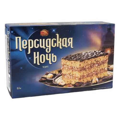 Торт песочный Черемушки с фундуком персидская ночь 400 г