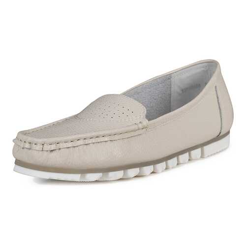 Мокасины женские Alessio Nesca K0639LC-1A бежевые 39 RU