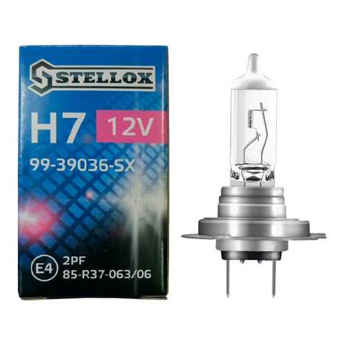 99-39036-SX_лампа! галогенная, H7 12V 55W (PX26D)\ STELLOX арт. 99-39036-SX