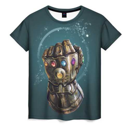 Футболка женская ВсеМайки Infinity Gauntlet разноцветная 4XL