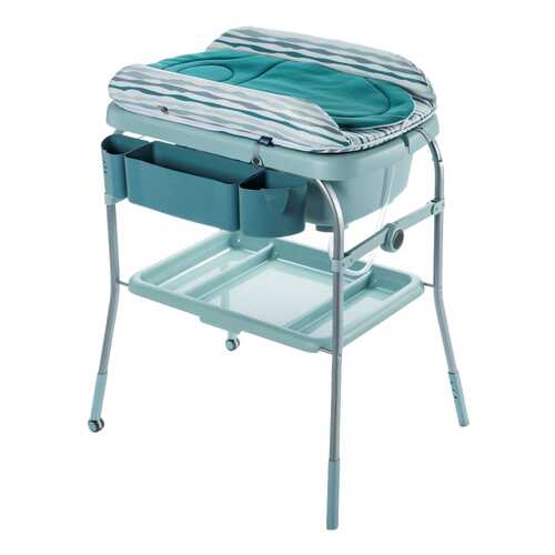 Пеленальный столик с ванночкой Chicco Cuddle & Bubble Comfort Silver Wild