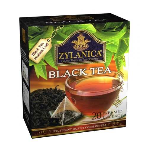 Чай Zylanica Black tea черный 20 пирамидок