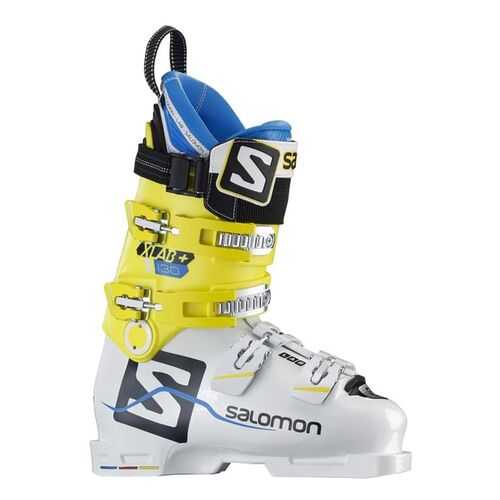 Горнолыжные ботинки Salomon X Lab+ 130 2018, white/yellow, 27.5
