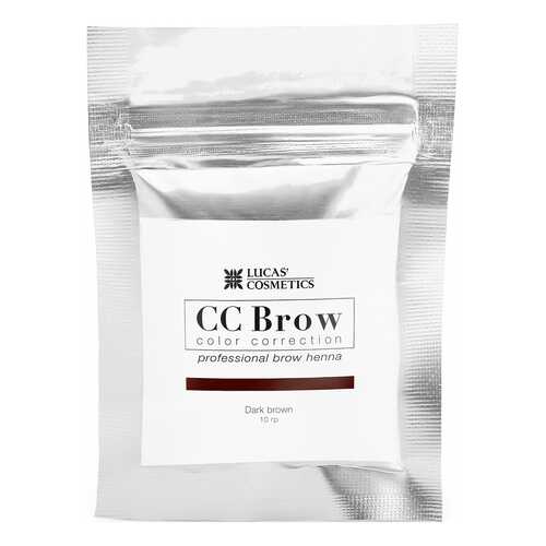 Краска для бровей LUCAS' COSMETICS CC Brow Dark Brown саше 10 гр