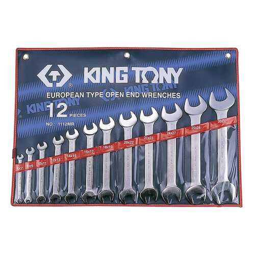 Набор рожковых ключей  KING TONY 1112MR