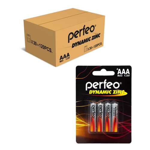 Батарейка Perfeo R03/4BL Dynamic Zinc 120 шт