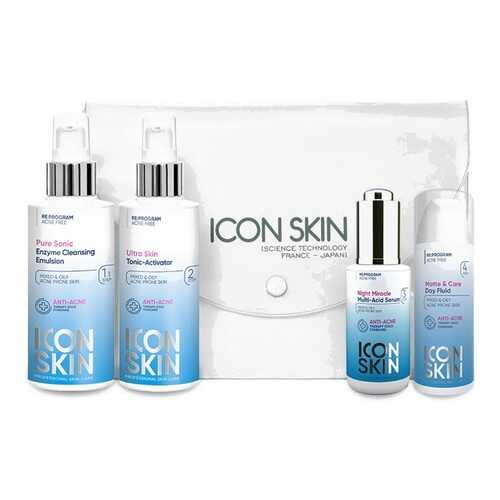 Набор по уходу за лицом ICON SKIN для удаления акне легкой степени