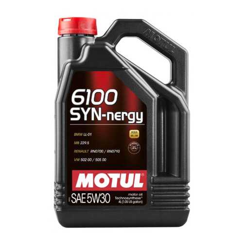 Моторное масло Motul 6100 SYN-NERGY 5W-30 4л