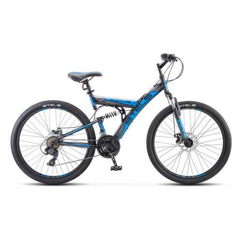 Велосипед Stels Focus MD 26 21-Speed V010 2017 18 синий/черный