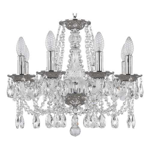 Люстра хрустальная 1607/8/165 Ni Bohemia Ivele Crystal
