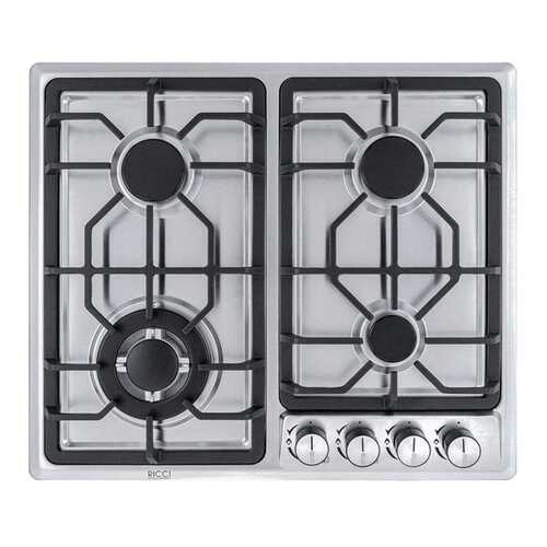Встраиваемая газовая панель RICCI HBS4513D Silver
