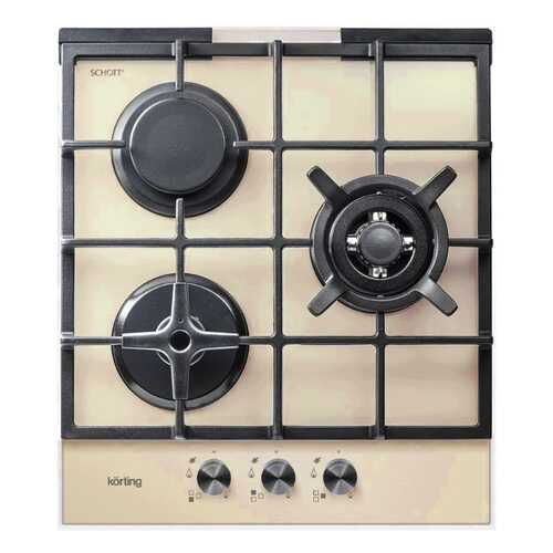 Встраиваемая варочная панель газовая Korting HGG 485 CTB Beige