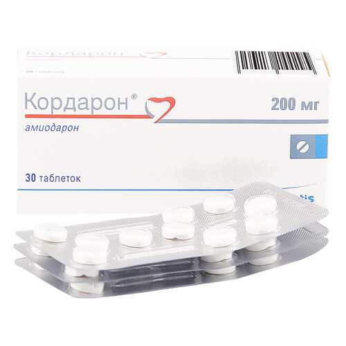 Кордарон таблетки 200 мг 30 шт.