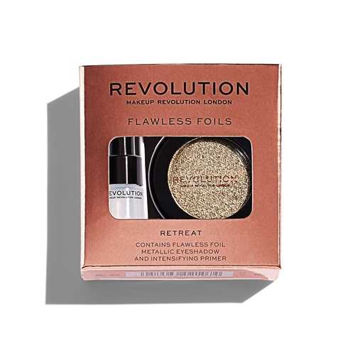 Праймер + тени для век Makeup Revolution Flawless Foils, Retreat