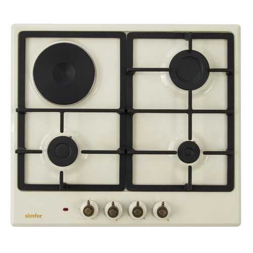 Встраиваемая варочная панель комбинированная Simfer H60V31O512 Beige