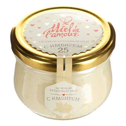 Мед Miel de Lamour кремовый с имбирем 250 г