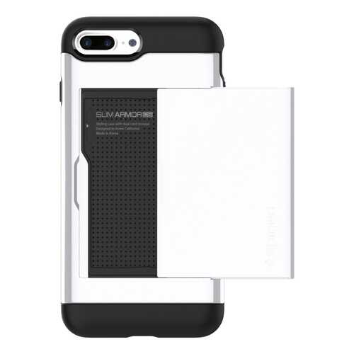 Чехол-визитница Spigen Slim Armor CS для iPhone 7 Plus/8 Plus Jet White (043CS21044)