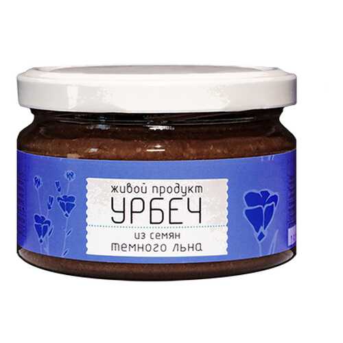 Урбеч из семян тёмного льна Живой продукт 225 г