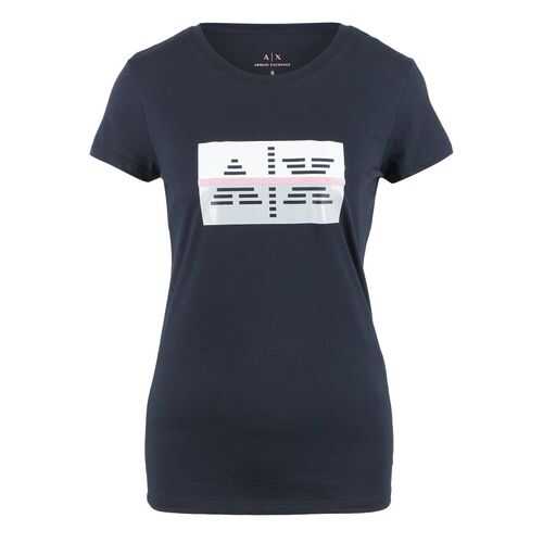 Футболка женская Armani Exchange 3HYTEA YJ16Z синяя XS