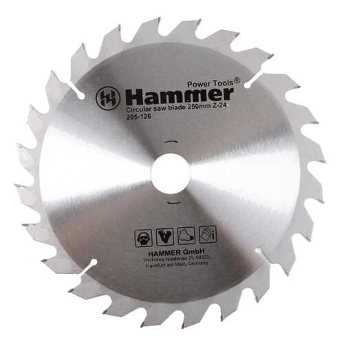 Диск по дереву для дисковых пил Hammer Flex 205-126 CSB WD (38354)