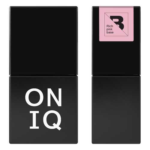 Гель-лак Oniq Базовое покрытие Rich pink base 10 мл