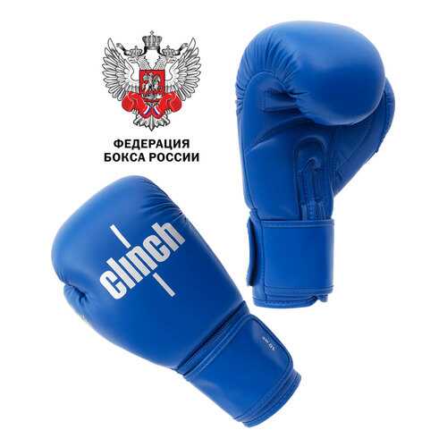 Боксерские перчатки Clinch Olimp C111 синие 10 унций