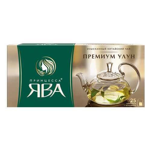 Чай зеленый Принцесса Ява Премиум Улун 25 пакетиков