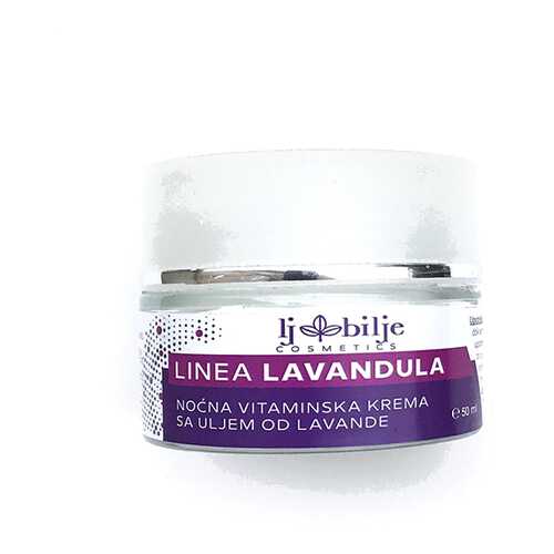 Ночной крем Ljbilje 100% organic с маслом Лаванды «Linea Lavender» Premium quality