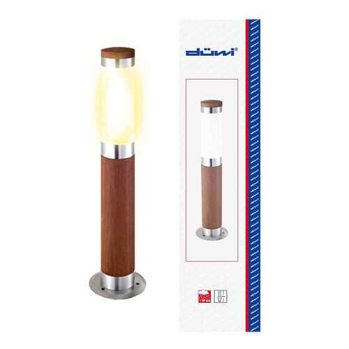 Светильник садово-парковый Stelo Wood столб 500мм,40W,натуральное дерево тик, duwi