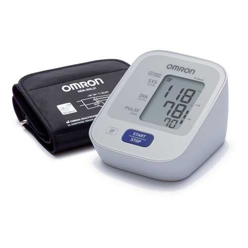 Тонометр Omron M2 Basic HEM-7121-ALRU автоматический на плечо с адаптером и унив. манжетой
