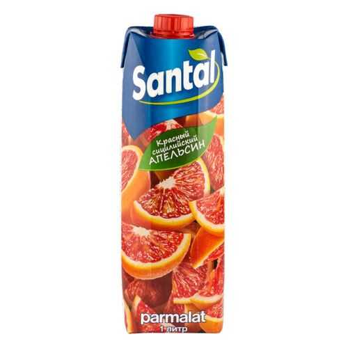 Напиток сокосодержащий Santal красный сицилийский апельсин 1 л