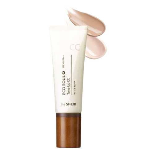 СС крем The Saem Eco Soul Tone Up Clear Bright 03 35 г